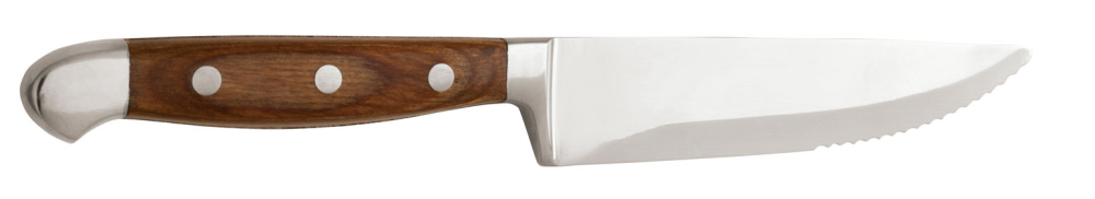 World Tableware Inc Jumbo Full Tang Steak Knife With Brown Handle -- 12 Per Case