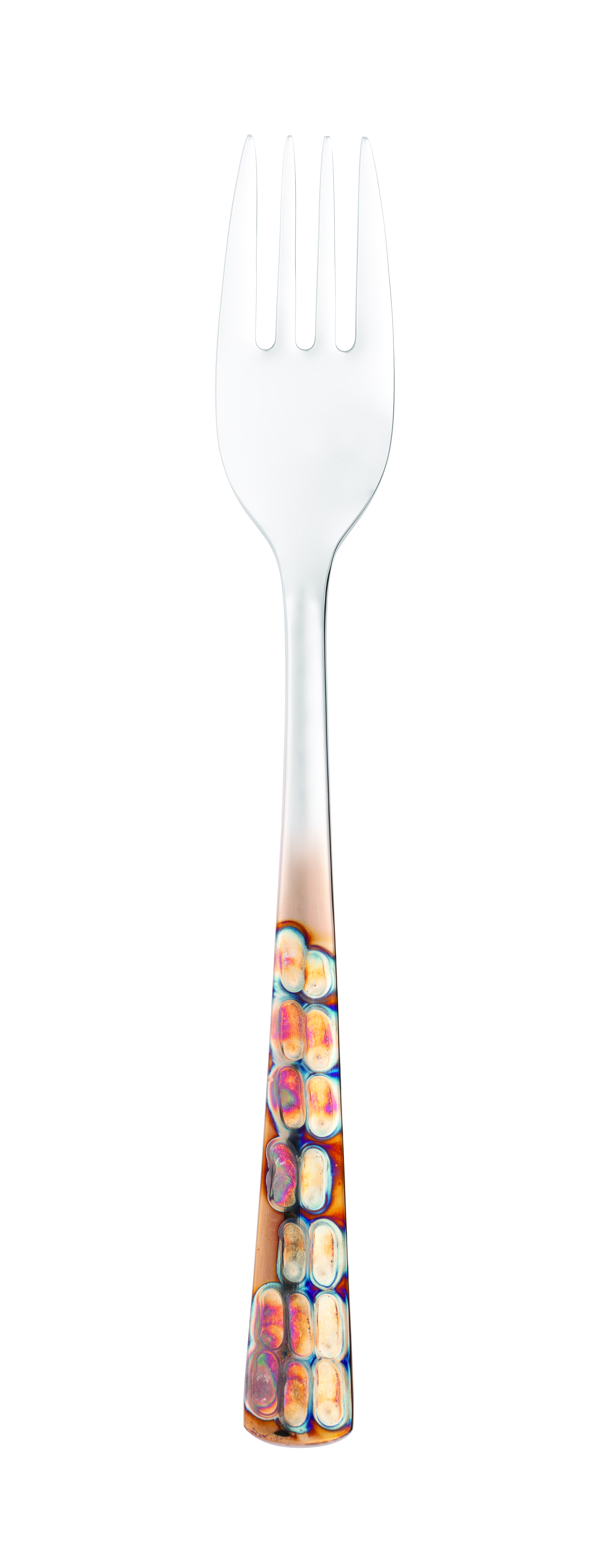 World Tableware Pebblestone 18/8 Stainless Steel Salad Fork, 7 inch -- 12 per case.