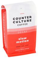 Counter Culture Decaf Slow Motion Organic Whole Bean Coffee, 12 Ounce -- 6 per case