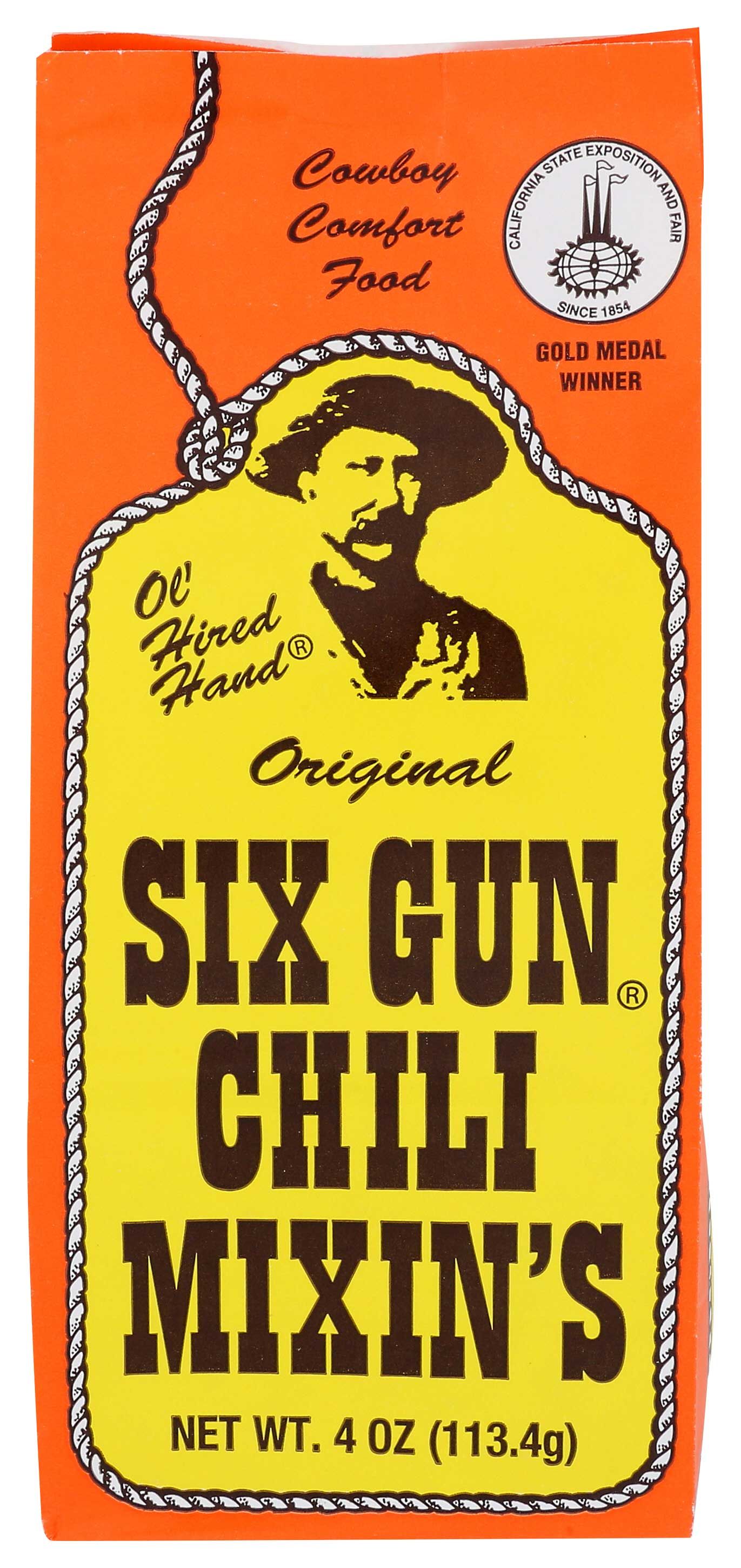 Six Gun Original Chili Mixins, 4 Ounce -- 12 Per Case