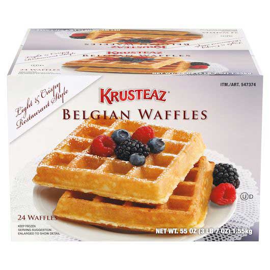 Krusteaz Original Belgian Waffle, 1.57 Ounce -- 24 Per Case