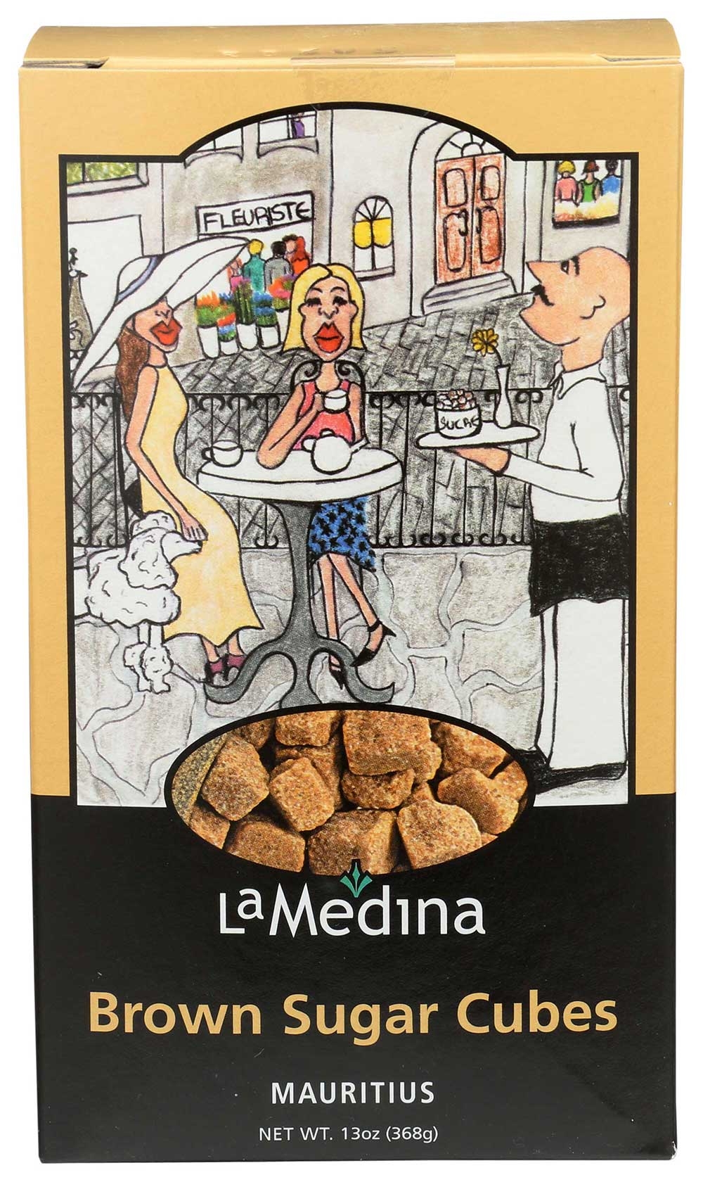 La Medina Brown Sugar Cubes, 13 Ounce -- 12 per case