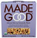 Made Good Organic Mixed Berry Granola Bar, 6 count per pack -- 6 per case.