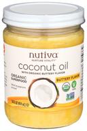 Nutiva Organic Buttery Coconut Oil, 14 Ounce -- 6 per case.