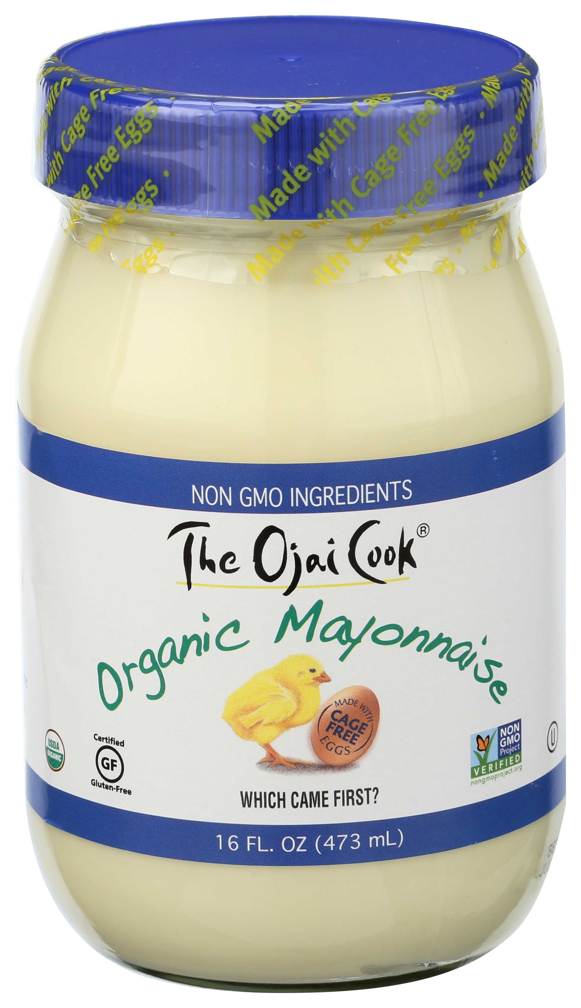 The Ojai Cook Organic Mayonnaise, 16 Fluid Ounce -- 6 per case.