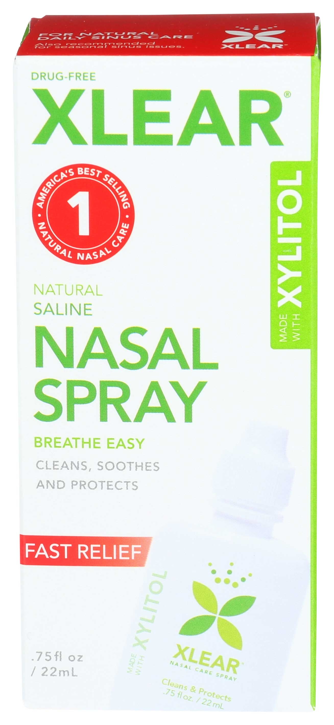 Xlear Single Sinus Nasal Spray, 0.75 Fluid Ounce