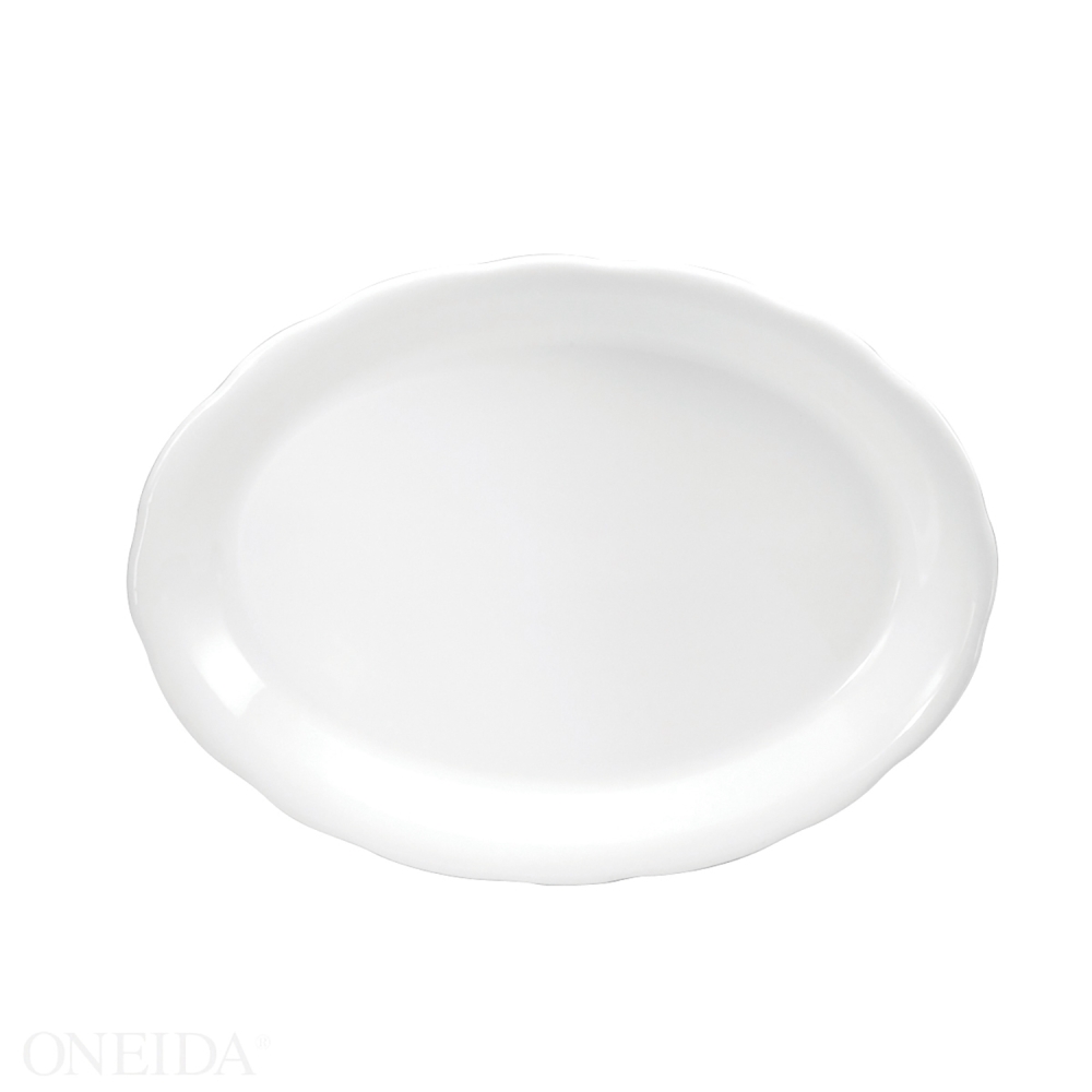Oneida Caprice/Buffalo Collection Platters Caprice Dia. (In.) =12 5/8in X 9 1/2in Pack -- 12 Per Case