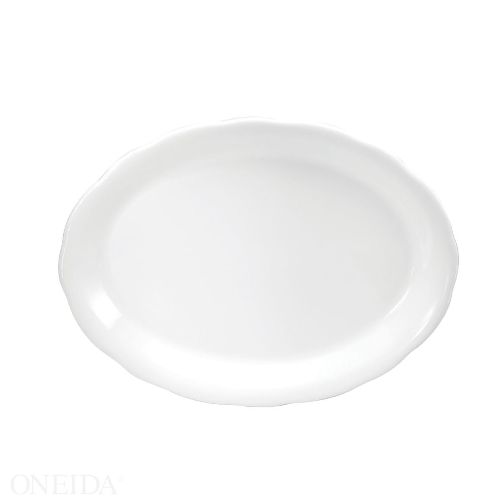 Oneida Caprice/buffalo Collection Platters Caprice Dia. (in.) =12 5/8in X 9 1/2in Pack -- 12 Per Case