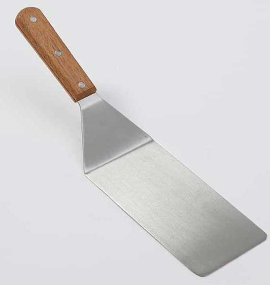 American Metalcraft Stainless Steel Turner with 15.75 inch Handle, 4 x 8 inch