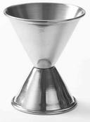 American Metalcraft Stainless Steel Bar Jigger, 1 and 2 Ounce