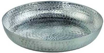 American Metalcraft Silver Hammered Aluminum Single Wall Seafood Tray, 80 Ounce