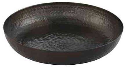 American Metalcraft Black Hammered Aluminum Single Wall Seafood Tray, 80 Ounce