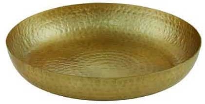 American Metalcraft Gold Hammered Aluminum Single Wall Seafood Tray, 80 Ounce