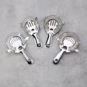 American Metalcraft Silver Tight Coil Two Prong Bar Strainer