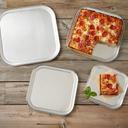 American Metalcraft TP Series Standard Weight 18 Gauge Aluminum Square Rim Pan, 10 inch