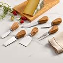 American Metalcraft Olive Wood Hard Cheese Knife, 5 inch Length