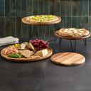 American Metalcraft The Loft Collection Acacia Wood Serving Board, 10 x 10 x 5/8 inch