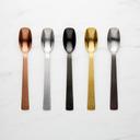 American Metalcraft Vintage Bronze Hammered Salad Spoon, 6 inch Length