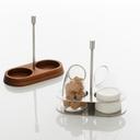 American Metalcraft Swan Collection Silver Stainless Steel Caddy