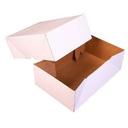Southern Champion Tray White Non Window Lock Corner Sausage Box, 12 x 7.75 x 4 inch -- 125 per case.