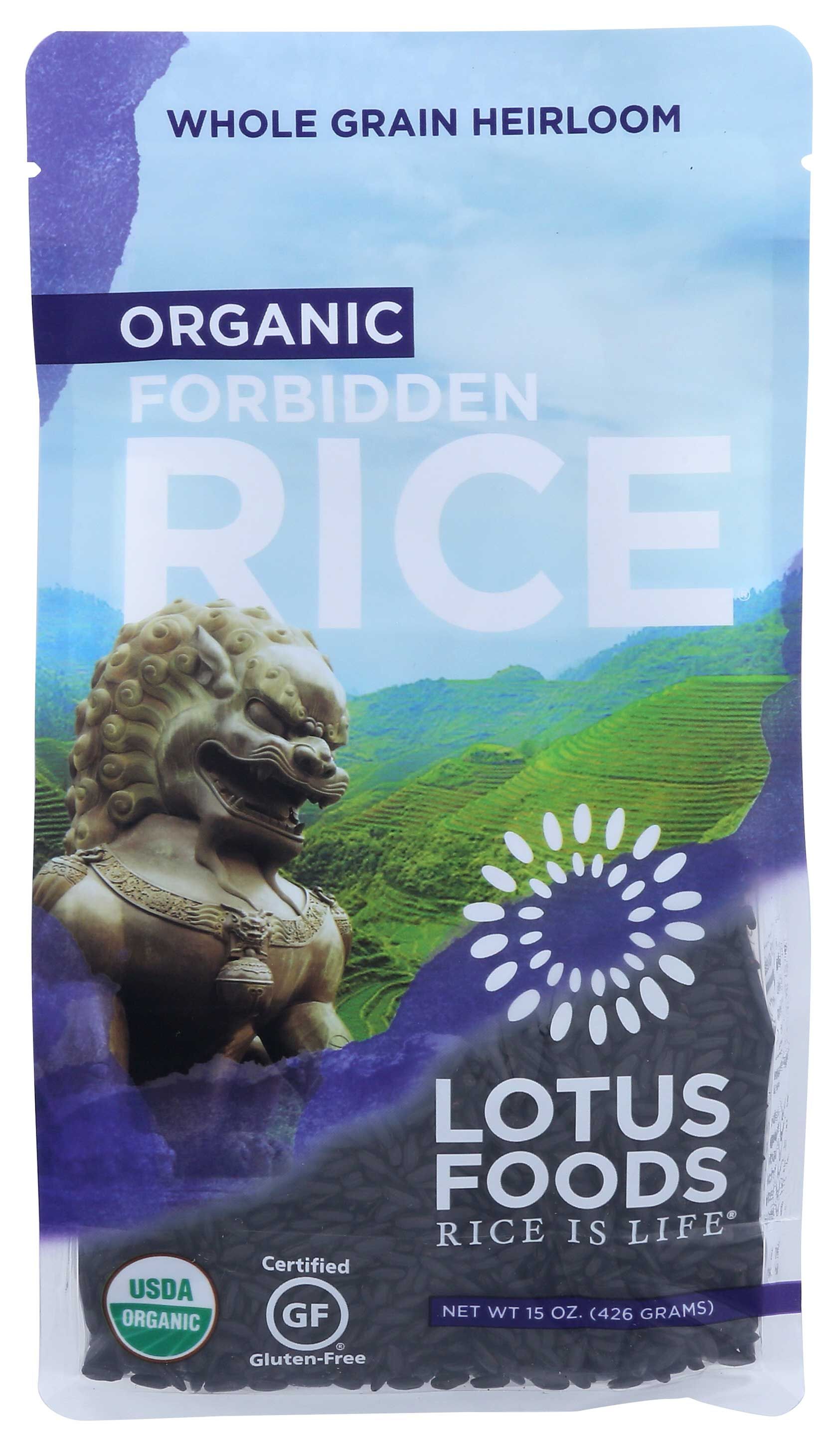 Lotus Organic Forbidden Rice, 15 Ounce -- 6 Per Case