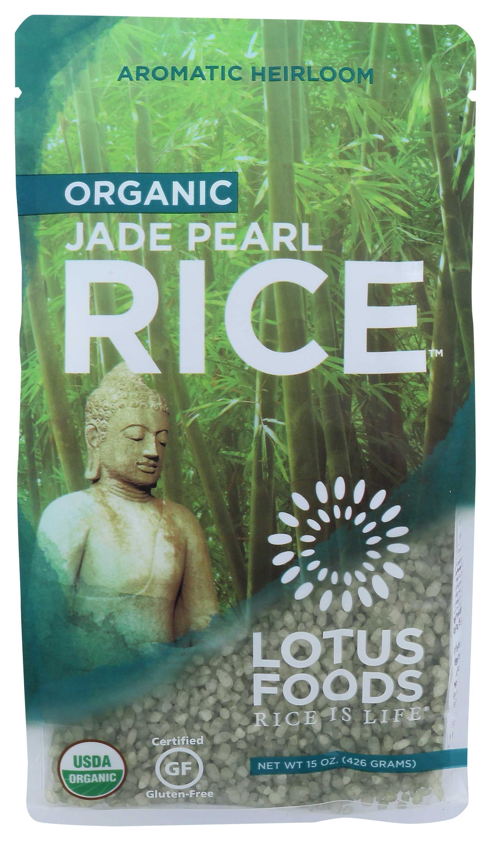 Lotus Organic Jade Pearl Rice, 15 Ounce -- 6 Per Case