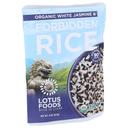 Lotus Foods Organic White Jasmine and Forbidden Rice, 8 Ounce -- 6 per case