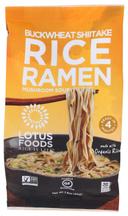 Lotus Foods Buckwheat Mushroom Brown Rice Ramen, 2.8 Ounce -- 10 per case