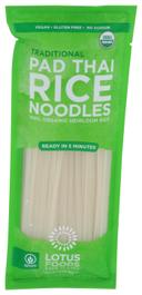 Lotus Foods Organic Traditional Pad Thai Rice Noodles, 8 Ounce -- 8 per case
