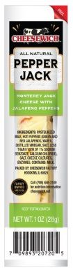 Cheesewich Pepper Jack Stick, 1 Ounce -- 96 per case