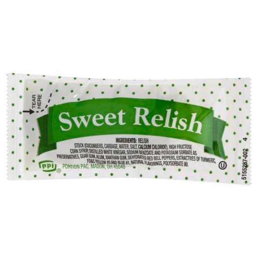 Portion Pac Sweet Relish, 9 Gram -- 200 Count