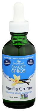 Sweet Leaf Vanilla Creme Flavor Stevia Clear Liquid, 2 Ounce -- 1 each.