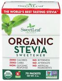 Sweetleaf Organic Stevia Sweetener, 70 Packets