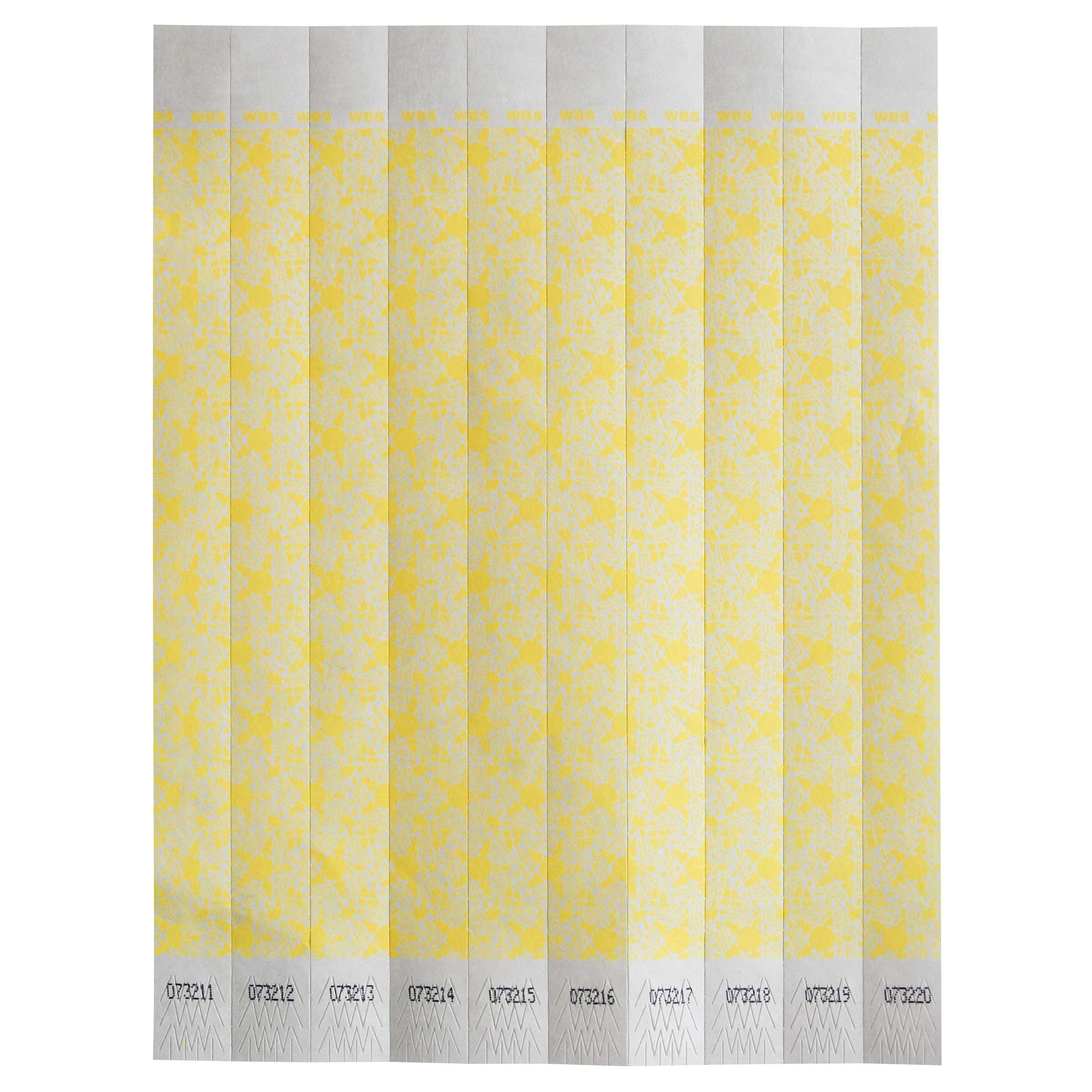 Bar Maid Yellow Security Wristband -- 500 per case