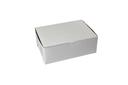 Boxit Lock Corner One Piece White Bakery Box, 11 x 8 x 4 inch -- 200 per case.