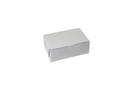 Boxit Lock Corner One Piece White Bakery Box, 8 x 5.5 x 3 inch -- 250 per case.
