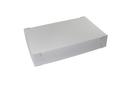 Boxit Two Piece Lock Corner White Bakery Box, 17 x 11 x 3 inch -- 100 per case.