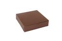 Boxit Lock Corner One Piece Chocolate Bakery Box, 10 x 10 x 2.5 inch -- 250 per case.