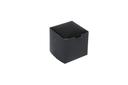 Boxit Lock Corner One Piece Black Licorice Bakery Box, 4 x 4 x 4 inch -- 100 per case.