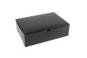 Boxit Lock Corner One Piece Black Licorice Bakery Box, 14 x 10 x 4 inch -- 100 per case.