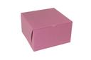 Boxit Lock Corner One Piece Strawberry Bakery Box, 10 x 10 x 6 inch -- 100 per case.