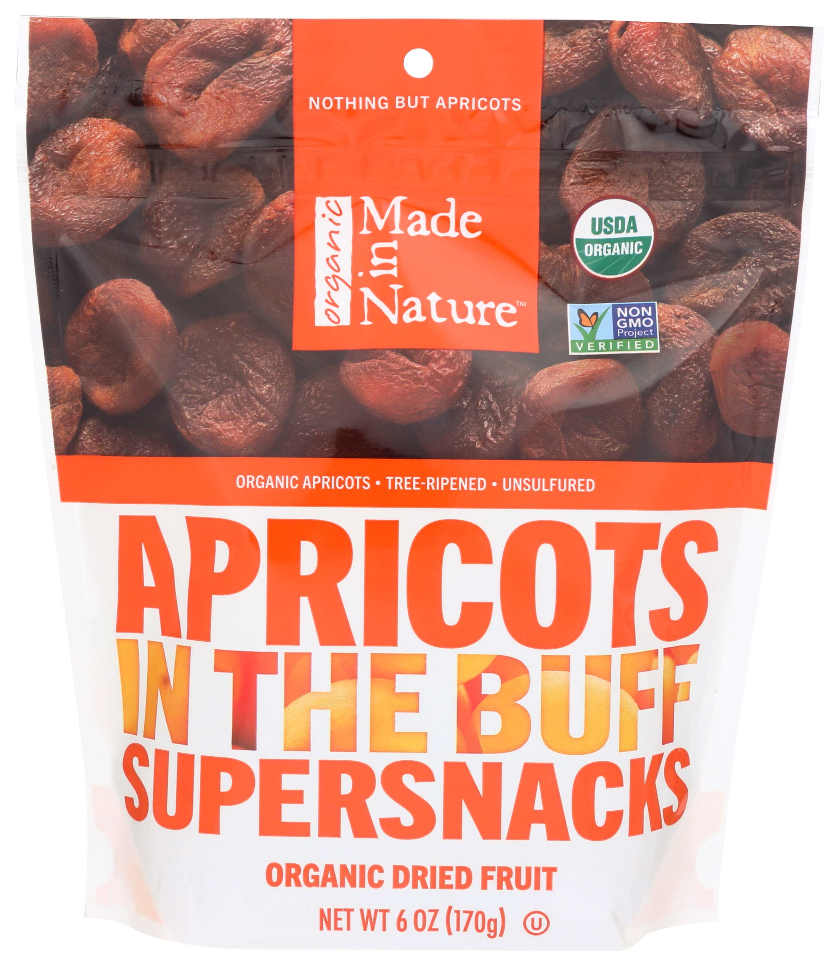 Made In Nature Organic Apricots, 6 Ounce -- 6 per case