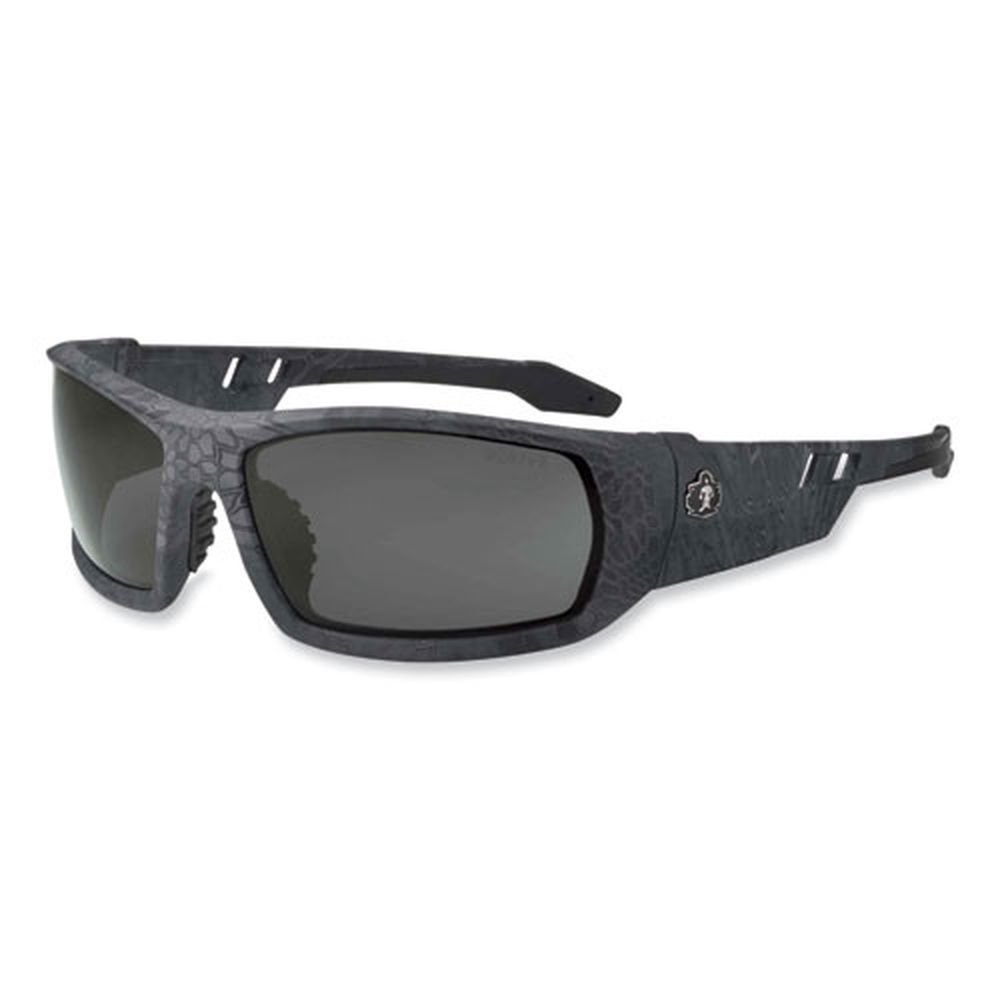 Ergodyne Skullerz Odin Safety Glasses With Kryptek Typhon Nylon Impact Frame And Polarized Smoke Polycarbonate Lens