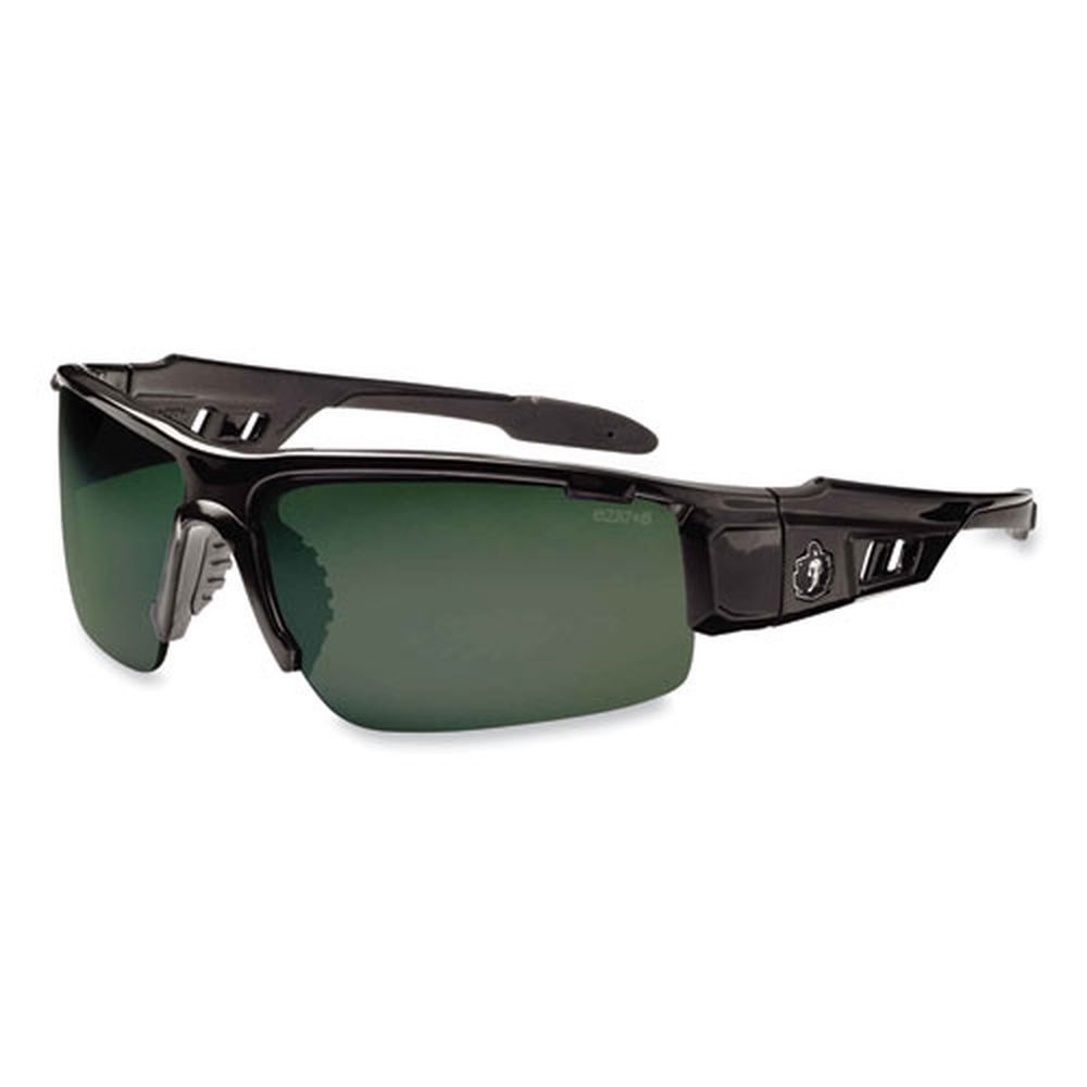Ergodyne Skullerz Dagr Safety Glasses With Black Nylon Impact Frame And Polarized G15 Polycarbonate Lens