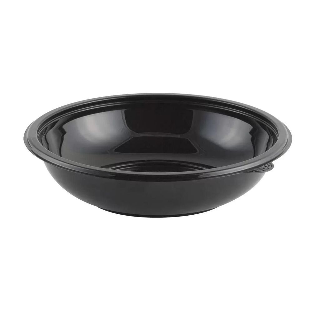 Anchor Packaging Crystal Classics CP8532 RPET Black Round Bowl, 32 Ounce Capacity -- 360 per case.