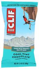 Clif Cool Mint Chocolate Bar, 2.4 Ounce -- 12 per case.