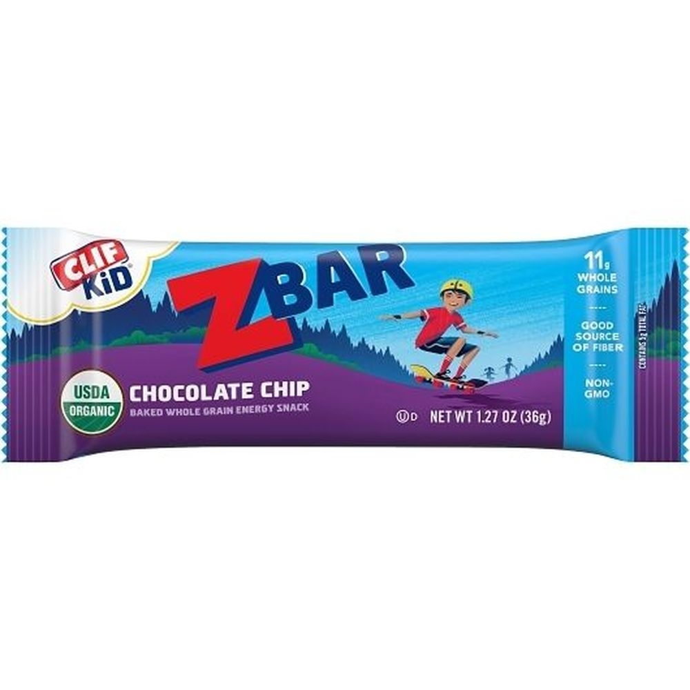 Clif Kid Zbar Non Gmo Chocolate Chip Energy Bar, 1.27 Ounce -- 72 per case