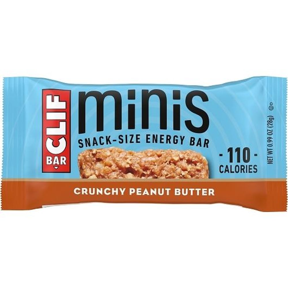 Clif Minis Crunchy Peanut Butter Energy Bar, 0.99 Ounce -- 90 per case