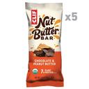 Clif Organic Nut Butter Bar - Chocolate and Peanut Butter, 8.8 Ounce -- 6 per case