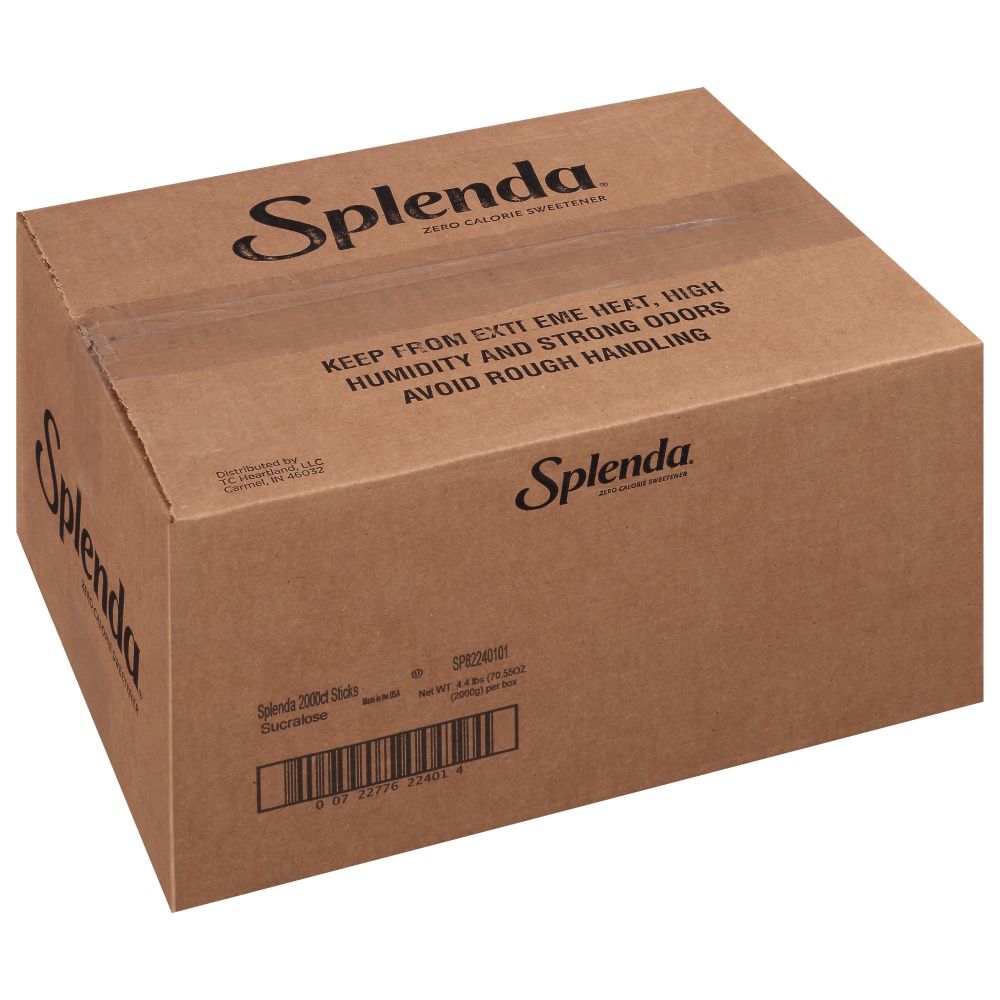 Splenda No Calorie Sweetener Cafe Stick, 1 Gram -- 2000 Per Case
